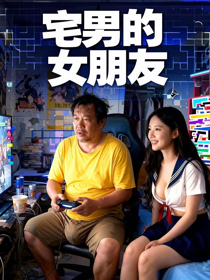AI成人短剧：ACDJ宅男的女朋友（全1集） 